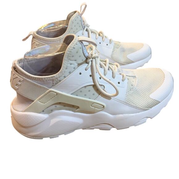 Nike Air Huarache Run Ultra, Triple White, 819685-101, Mens Running, Size 8 - Picture 3 of 7